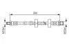 Гальмівний шланг гнучкий передн лів/прав (довжина 290мм, M10x1/M10x1) AUDI 50 VW DERBY, POLO, POLO CLASSIC, POLO II 0.8-1.4D 08.74-09.94 1 987 476 334 BOSCH 1987476334 (фото 1)