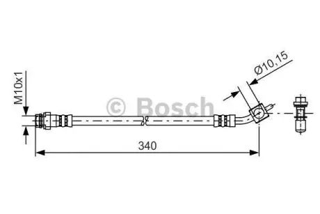 Гальмівний шланг ROBERT BOSCH 1987481423