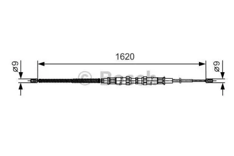 Кабель стоянкових гальм 1 987 482 129 BOSCH 1987482129