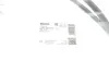 Гальмівний трос 1645mm MITSUBISHI Outlander XL/ASX \&#039;\&#039;RL =&quot;&quot; BOSCH 1987482517 (фото 2)