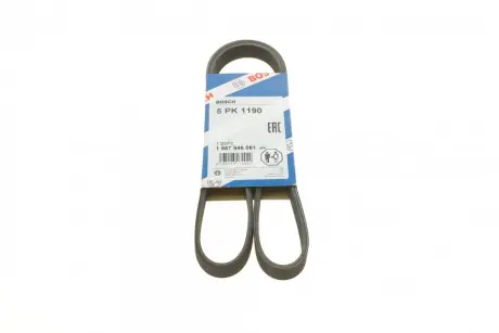 Ремінь генератора Toyota Corolla 2.0D 99-03/BMW 8 (E31) 4.5-5.0 90-99 (5PK1190) BOSCH 1 987 946 061
