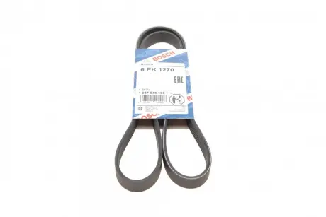 Ремінь П-клиновий 6PK1270 ="" BOSCH 1987946103