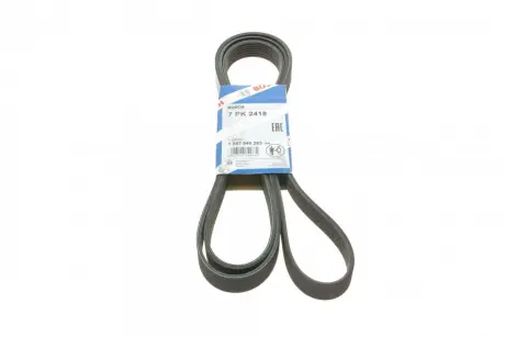 Ремінь генератора MB C-class (W203/W204/S203/S204) 02-14 (7PK2418) BOSCH 1 987 946 263