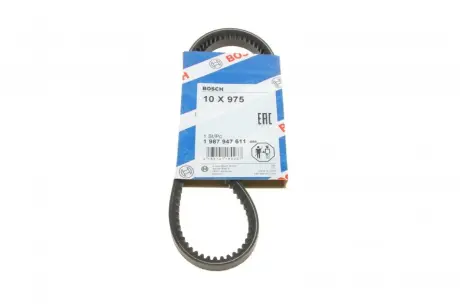 Ремінь генератора VW T4 1.9D/TD 90-96 (10x975) BOSCH 1 987 947 611