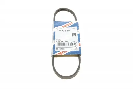 Ремінь П-клиновий 3PK630 ="" BOSCH 1987947881