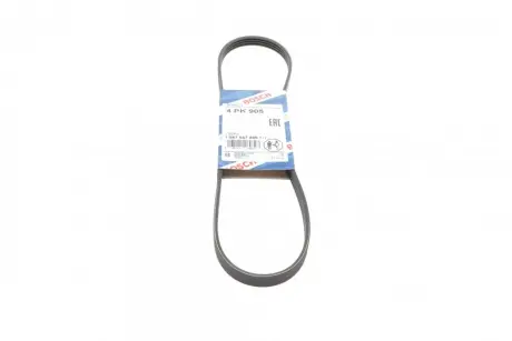 Ремінь генератора Renault Kangoo/Clio 1.2i 97-/Fiat Scudo 1.6i 96-06/Nissan Kubistar 1.2 03- (4PK905) BOSCH 1 987 947 899