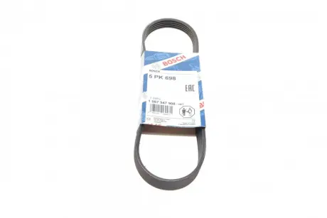 Поліклиновий ремінь 5PK698 1 987 947 908 BOSCH 1987947908
