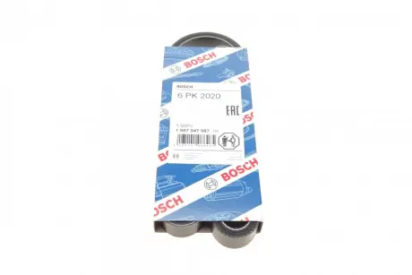 Ремінь генератора MB Vito/Sprinter 95-06 OM601 (6PK2020) BOSCH 1 987 947 987