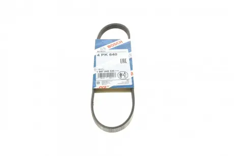 РЕМІНЬ П-КЛИНОВИЙ 4PK640 1 987 948 330 BOSCH 1987948330