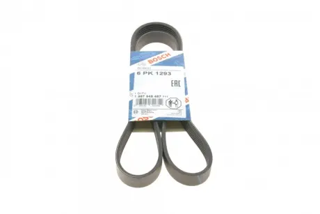 Ремінь П-клиновий 6PK1293 Volga3110 405 ="" BOSCH 1987948487