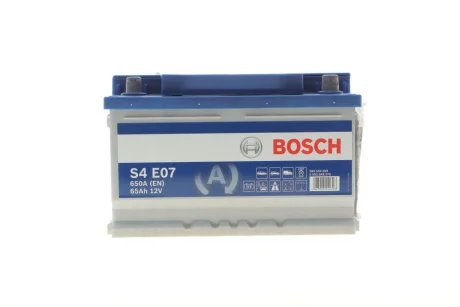 Акумулятор 12В/65Аг/650А/18,63кг BOSCH DSC_0 092 S4E 070