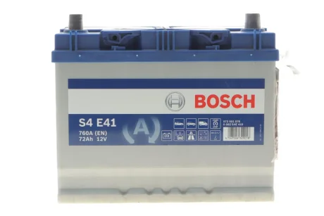 Акумуляторна батарея 72Ah/760A (261x175x220/+R/B01) (Start-Stop EFB) / дата виробництва 2023 рік. BOSCH DSC_0 092 S4E 410