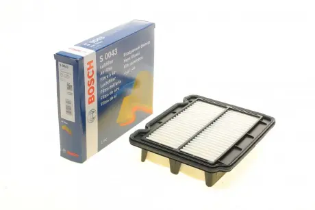 Фільтр повітряний Chevrolet Aveo 1.2-1.5 i 06-/Kalos 1.2-1.4 i 02- BOSCH F 026 400 043