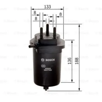 Паливний фільтр - заміна на 0450907008 ="" BOSCH F026402080