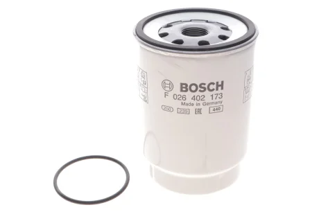 Паливний фільтр MAN TGL I, TGL II, TGM I, TGM II, TGS I, TGS II, TGX I, TGX II D0834LFL40-D3876LF12 01.04- F 026 402 173 BOSCH F026402173