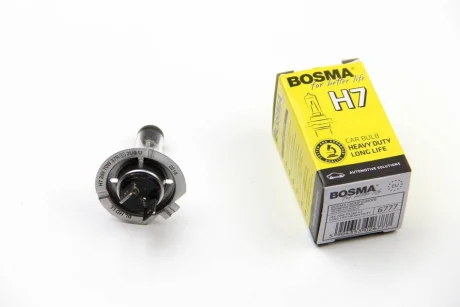 Автолампа H7 24V 70W PX26D LONG LIFE HEAVY DUTY Bosma 6777