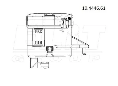 Контейнер S 45 повний комплект, вихід 90 BREMBO 10444661