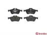 Комплект гальмівних колодок з 4 шт. дисків BREMBO P06030 (фото 1)