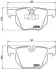 Комплект гальмівних колодок з 4 шт. дисків BREMBO P06039 (фото 1)