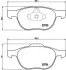 Комплект гальмівних колодок з 4 шт. дисків BREMBO P24061X (фото 2)