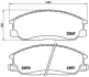 Гальмівні колодки дискові BREMBO P30 013 (фото 1)