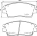 Комплект гальмівних колодок з 4 шт. дисків BREMBO P30096 (фото 1)