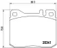 Гальмівні колодки дискові BREMBO P50 004 (фото 1)