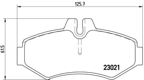 Гальмівні колодки дискові BREMBO P50 020