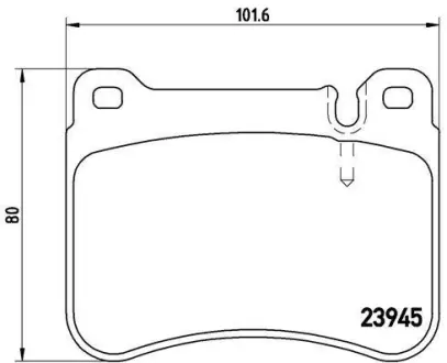 Гальмівні колодки дискові BREMBO P50 073