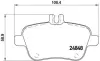 Гальмівні колодки дискові BREMBO P50 091 (фото 1)