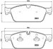 Комплект гальмівних колодок з 4 шт. дисків BREMBO P50102 (фото 1)
