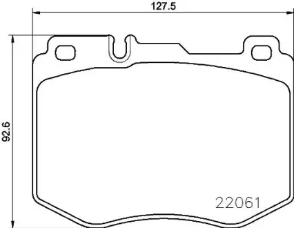 Комплект гальмівних колодок з 4 шт. дисків BREMBO P50120