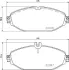 Комплект гальмівних колодок з 4 шт. дисків BREMBO P50124 (фото 1)
