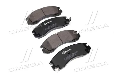 Комплект гальмівних колодок з 4 шт. дисків BREMBO P54017