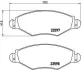 Гальмівні колодки дискові BREMBO P61 063 (фото 1)
