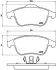 Гальмівні колодки дискові BREMBO P68 045 (фото 1)