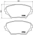 Комплект гальмівних колодок з 4 шт. дисків BREMBO P83055 (фото 1)