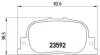 Гальмівні колодки дискові BREMBO P83 063 (фото 1)