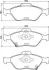Гальмівні колодки дискові BREMBO P83 159 (фото 1)