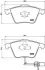 Гальмівні колодки дискові BREMBO P85 097 (фото 1)