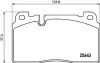 Комплект гальмівних колодок з 4 шт. дисків BREMBO P85133 (фото 1)