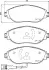 Комплект гальмівних колодок з 4 шт. дисків BREMBO P85144X (фото 2)