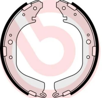Колодки тормозные барабанные (комплект 4 шт.)) BREMBO S56532