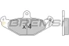 Гальмівні колодки зад. Laguna I 93-01 (brembo) (125,9x58,4x14,8) BREMSI BP2553 (фото 1)