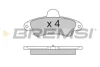 Гальмівні колодки зад. Ford Mondeo 93-00 (Bendix) (115,8x53,7x15) BREMSI BP2562 (фото 1)