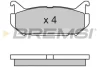 Гальмівні колодки зад. Mazda 626 91-02 (akebono) BREMSI BP2632 (фото 1)