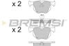 Гальмівні колодки зад. BMW 3(E46)/7(E38)/X5(E53) 94-11 (ATE) (123x59,4x17,3) BREMSI BP2652 (фото 1)