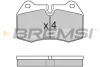 Гальмівні колодки пер. BMW 5(E39)/7(E38) 96-04 (brembo) BREMSI BP2660 (фото 1)