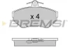 Гальмівні колодки пер. AUDI A4/SEAT CORDOBA/VW PASSAT 1.6-1.9DH 94-02 (TRW) BREMSI BP2674 (фото 1)