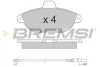 Гальмівні колодки пер. Jumpy/Scudo/Expert 96- (Bendix) BREMSI BP2678 (фото 1)